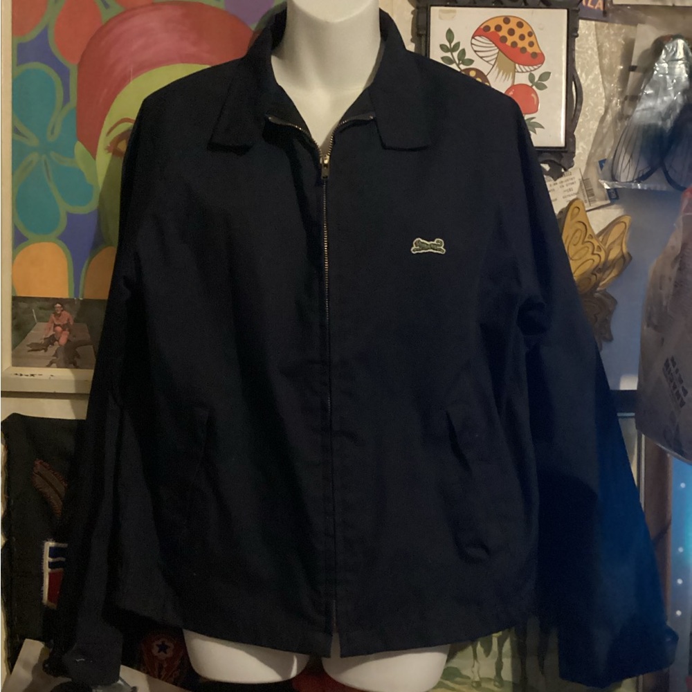 Vintage 70s Campus Le Tigre Navy Blue Jacket